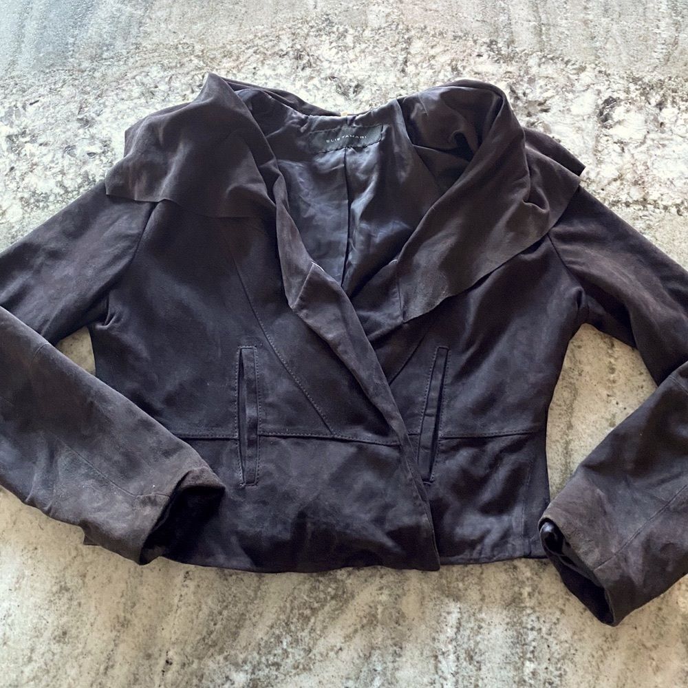 Elie Tahari lambskin jacket 